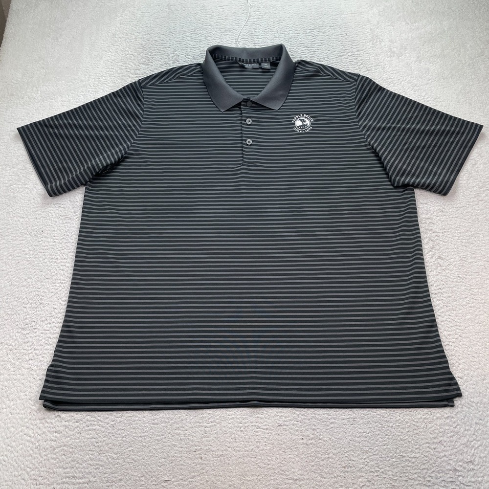 Pebble Beach Golf Shirt Men's Size 2XL Performance Short Sleeve